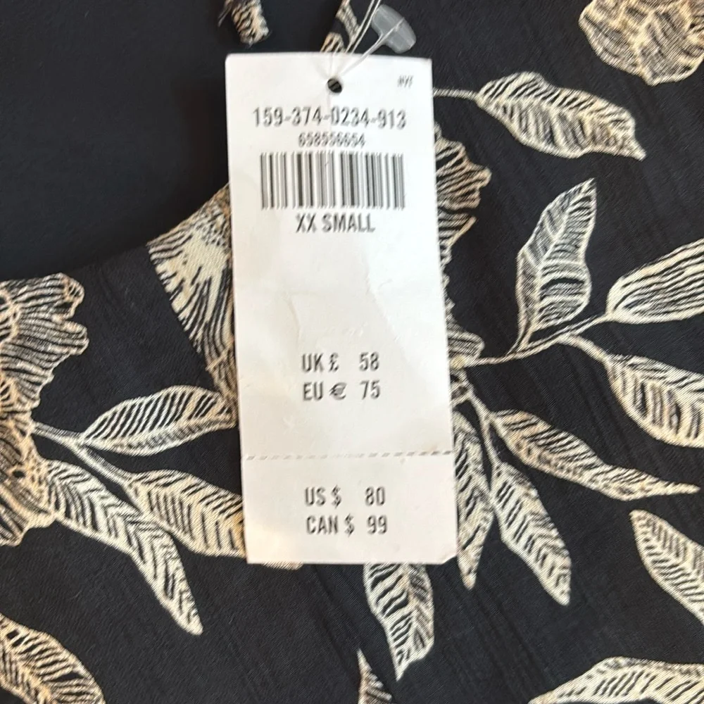 A&F Open-Back Trapeze Mini Dress XXS - Picture 5 of 5